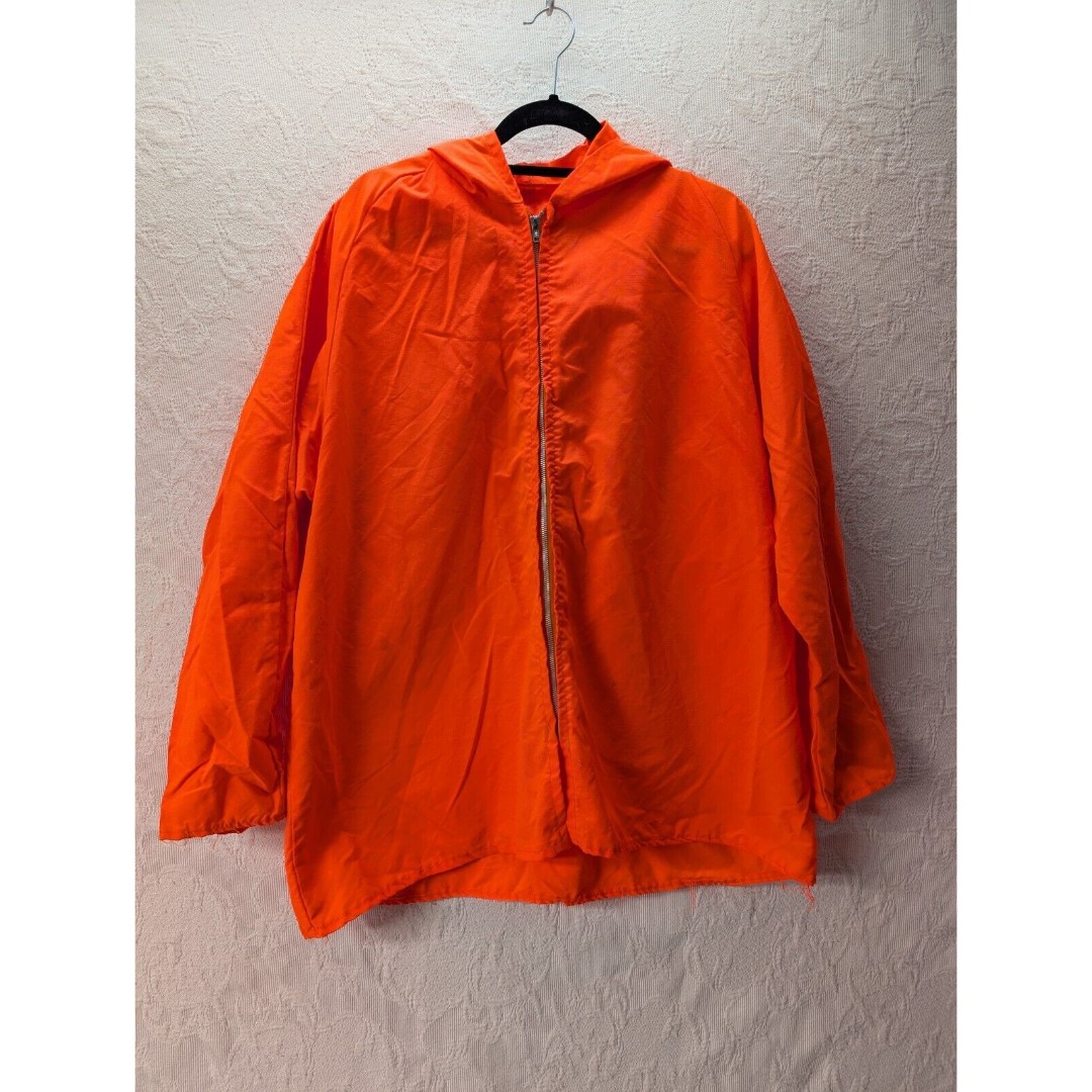 Vintage 1960s Bullseye Bill Mens XL Fluorescent Hunting Jacket Water Resistant