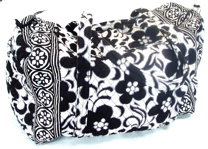 VERA BRADLEY COTTON QUILTED NIGHT & DAY PATTERN X-LARGE WEEKENDER DUFFLE BAG