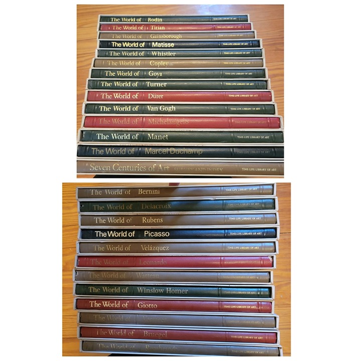 Time Life Library Of Art 26 Volume Set The World Of Series Hardcover Slip Case C