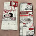 Peanuts snoopy Valentines dish drying mat