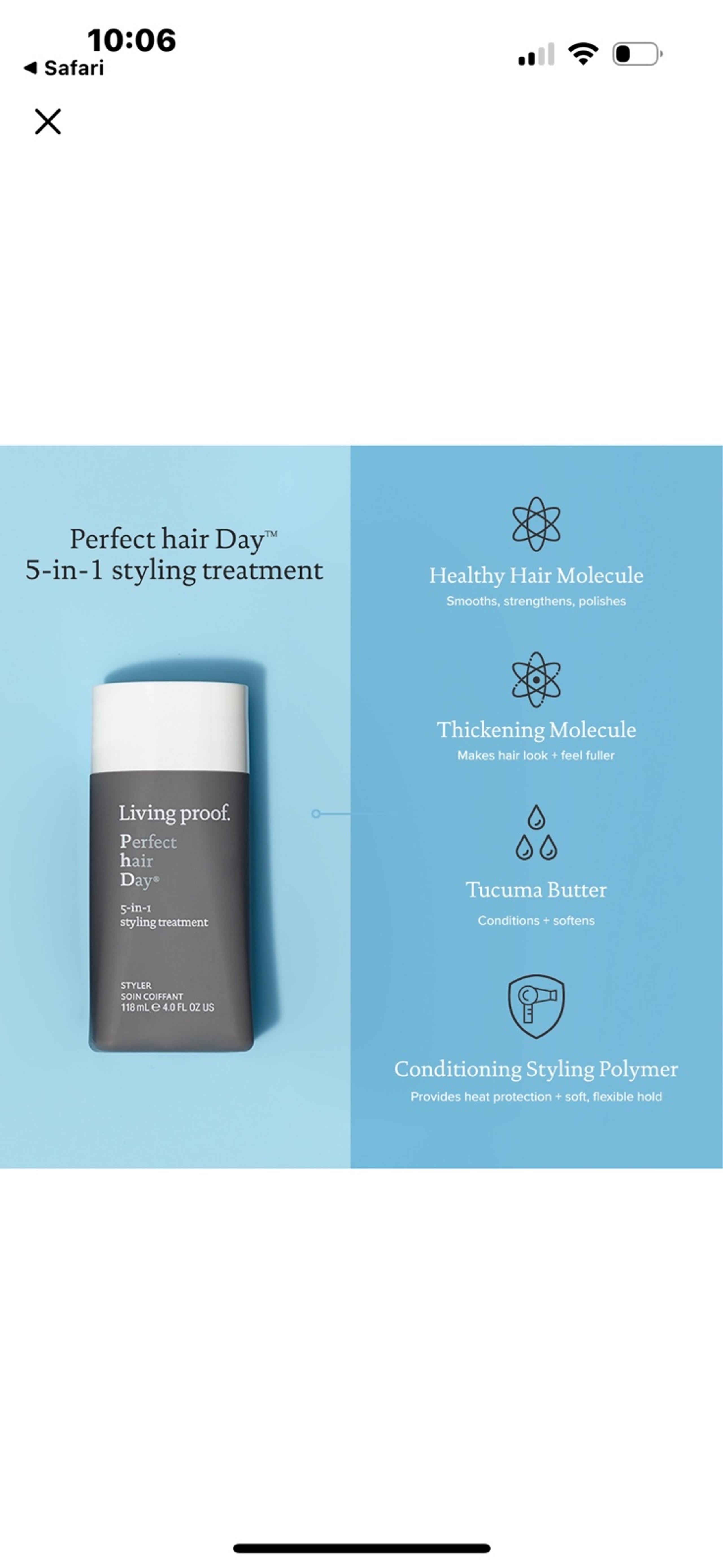 Living proof 5-1 styling treatment