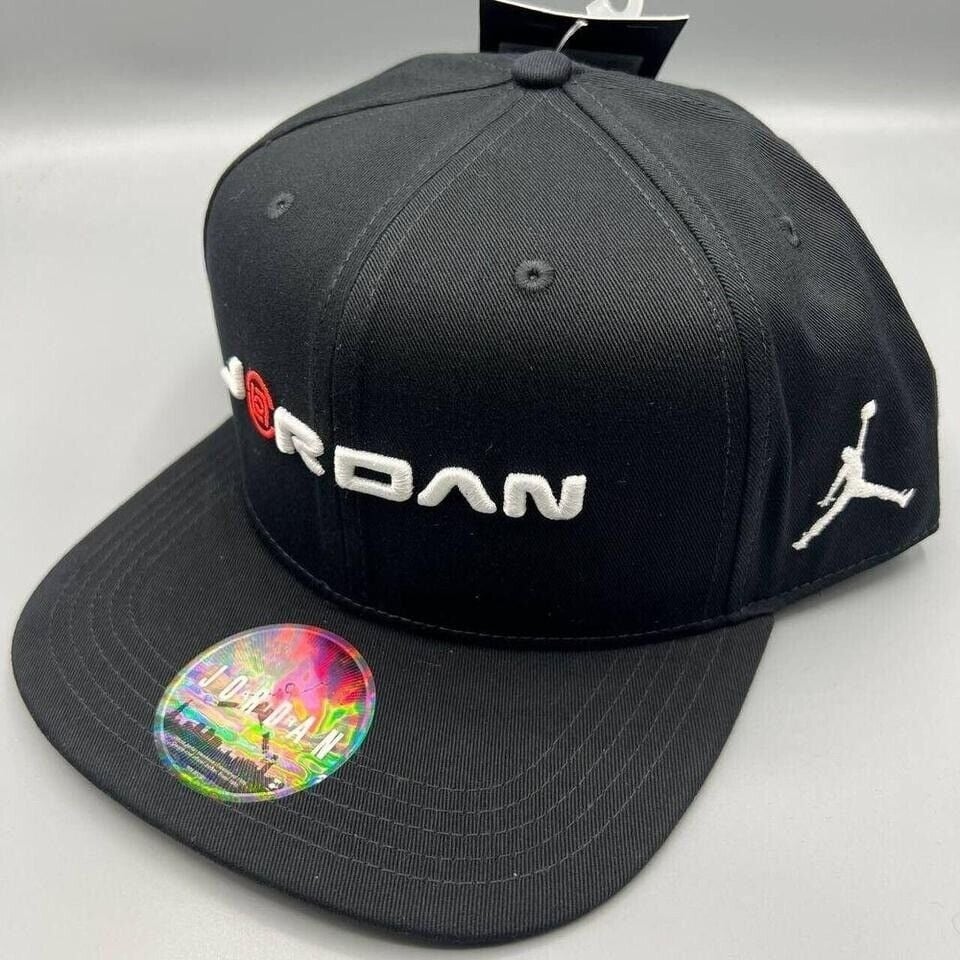 Air Jordan x Clot Hat Men Black Edison Chen Jumpman Snapback Cap Bulls New