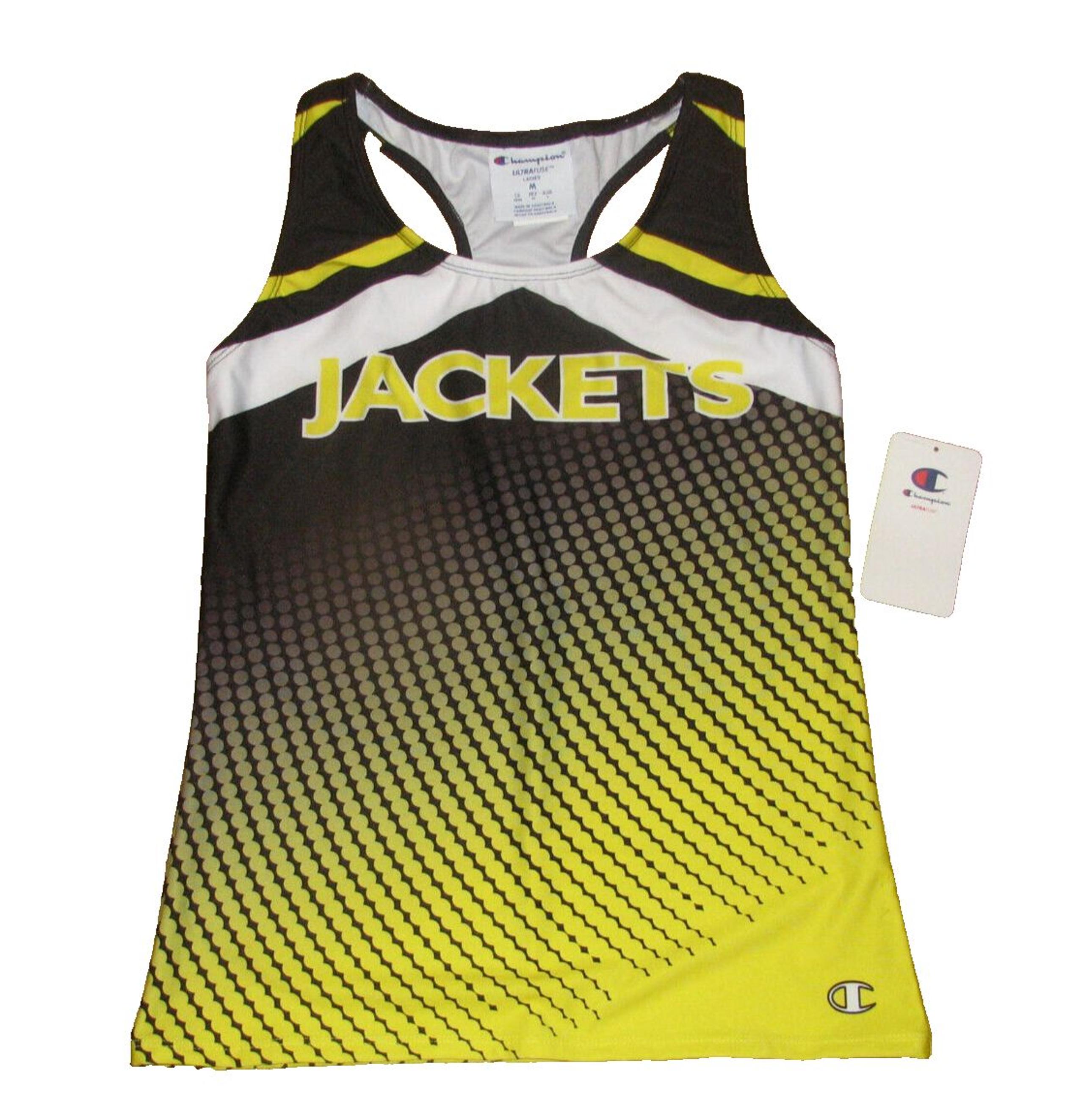 Champion Randolf Macon College Yellow Jackets Tank Top Womens M NEW