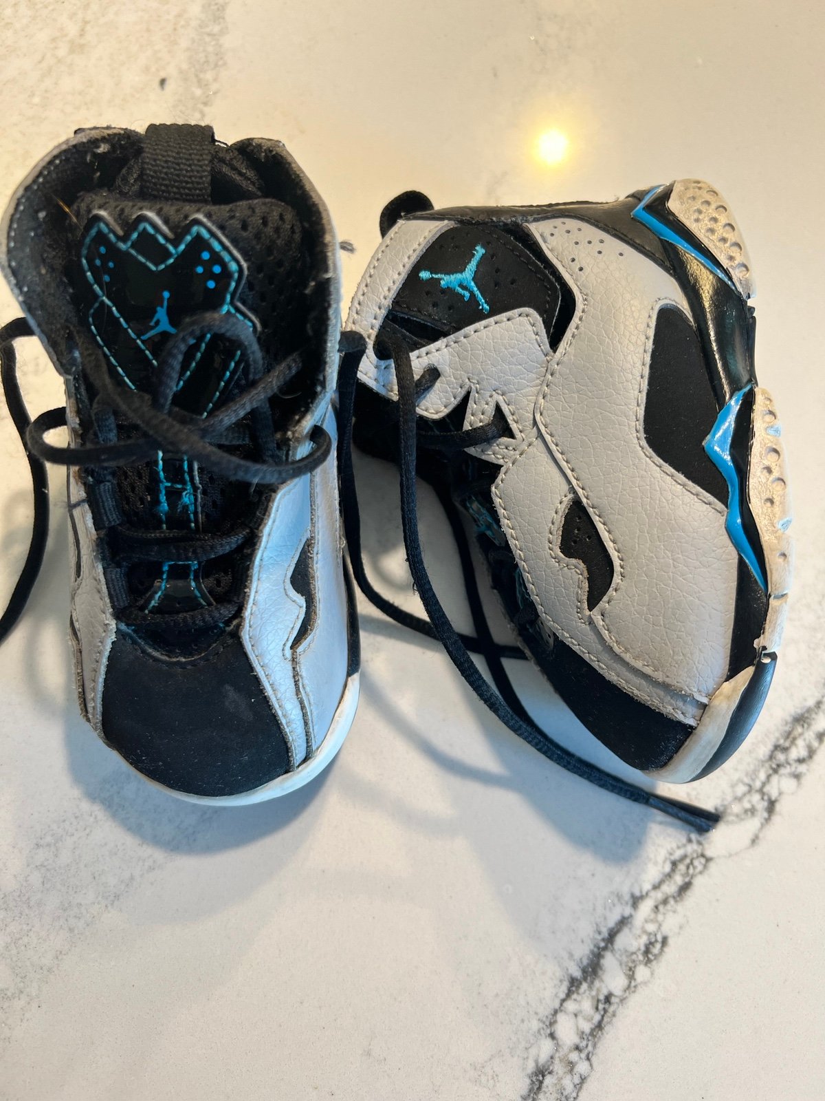 Jordans True Flight Night Shade Sz 5c Baby Toddler EUC boy girl shoes