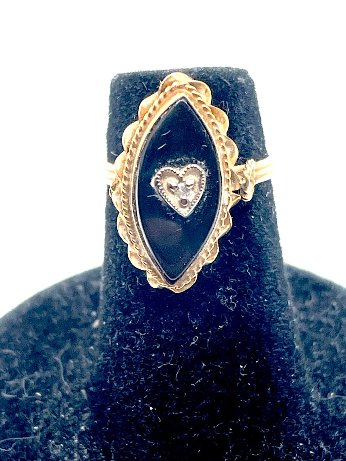 14k Victorian Wire Wrapped Ring sz 3