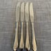 Oneida JOANN Joanne Stainless Frosted/Satin Glossy Edge 4 Dinner Knives