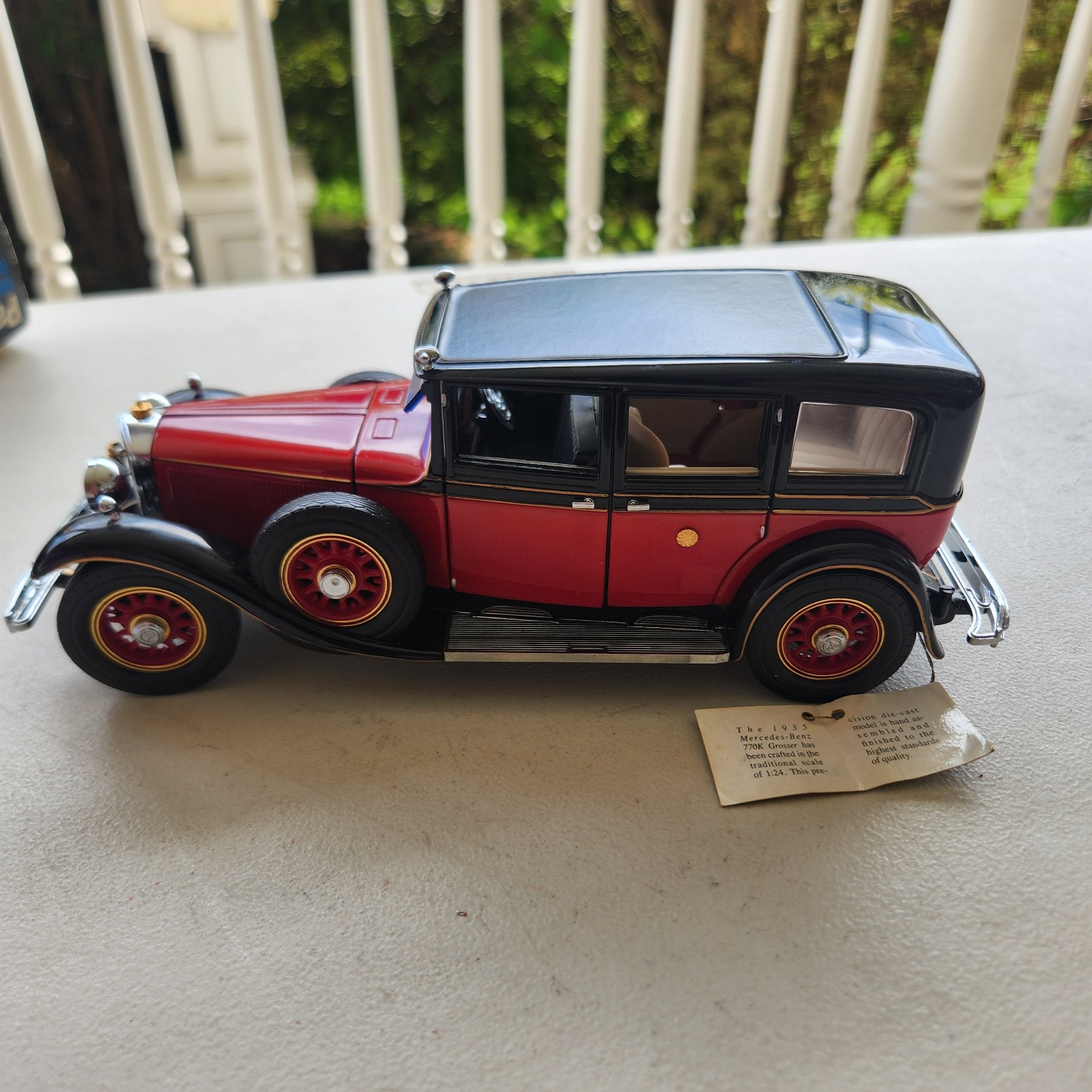 FRANKLIN MINT 1935 MERCEDES BENZ 770 K GROSSER 1:24 SCALE