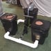 2-Plant (16-Gal) RDWC hydroponic System W/ 5.3-Gal Main reservoir, fits 3'x3' &+