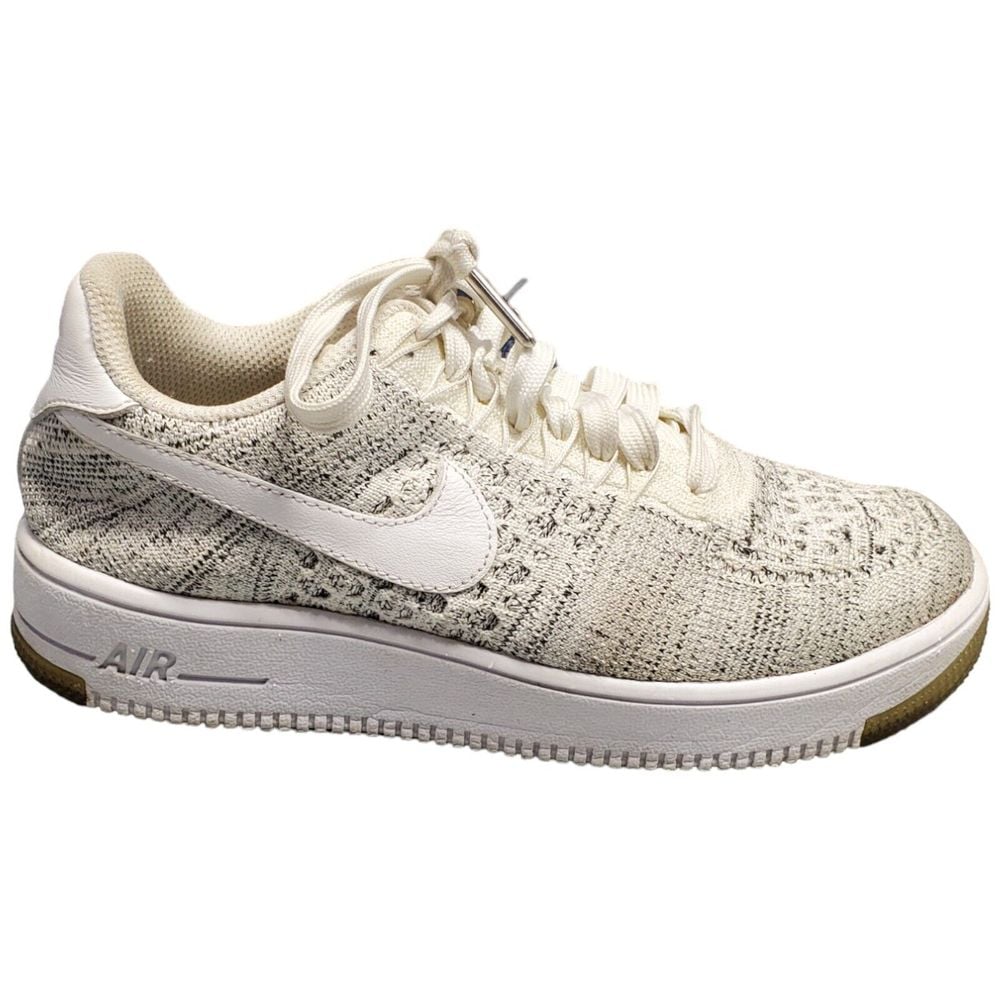 Nike 820256-103 Air Force 1 Sneakers Women's Size 6 White Cream Ultra Fly Knit