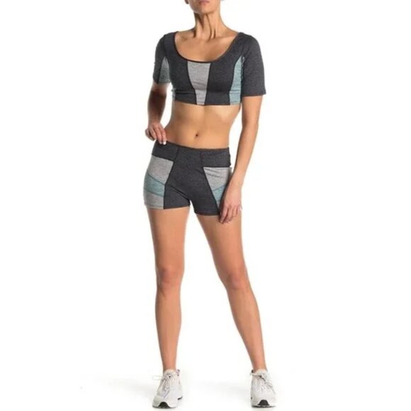NWT FP Movement Charcoal Heather 2-Piece Set