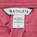 Athleta Brooklyn Ankle Pants Size 6 Pink Ribbed Side Panels Walking Travel Mauve