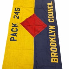 Vintage 50’s Era Large Cub Scouts Flag