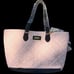 Betsey Johnson Blush Pink Quilted Tote/Bag/Handbag w/Removable Pouch