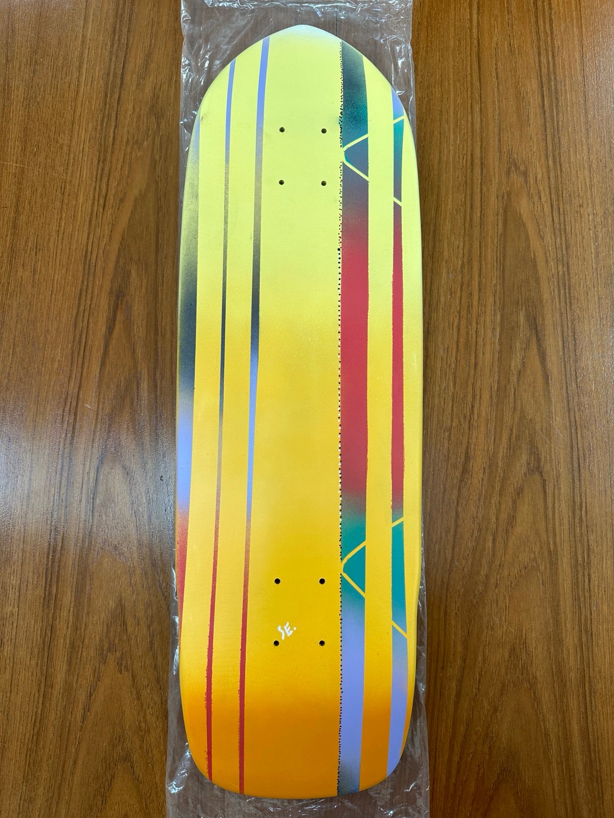 (4) Natas Kaupas & Skip Engblom Hand Painted & Signed SMA Skateboard Decks