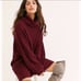 NWOT Free People Knit Oversized Turtleneck Sweater