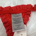 Vintage Red Pocka Dot Ruffled Victorias Secret Thong