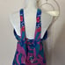 warehouse • silk blend retro floral print halter top y2k