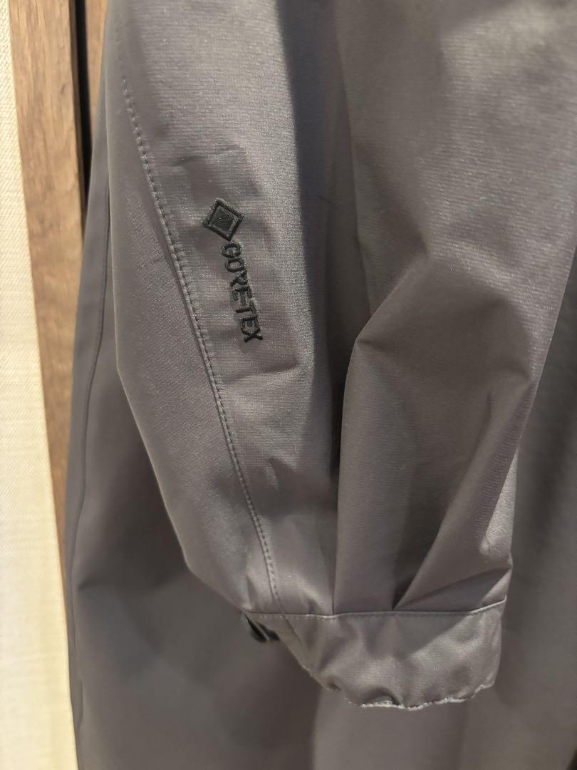 The North Face Trench Collar Coat L Nylon Gry Np62130Ex Gtx