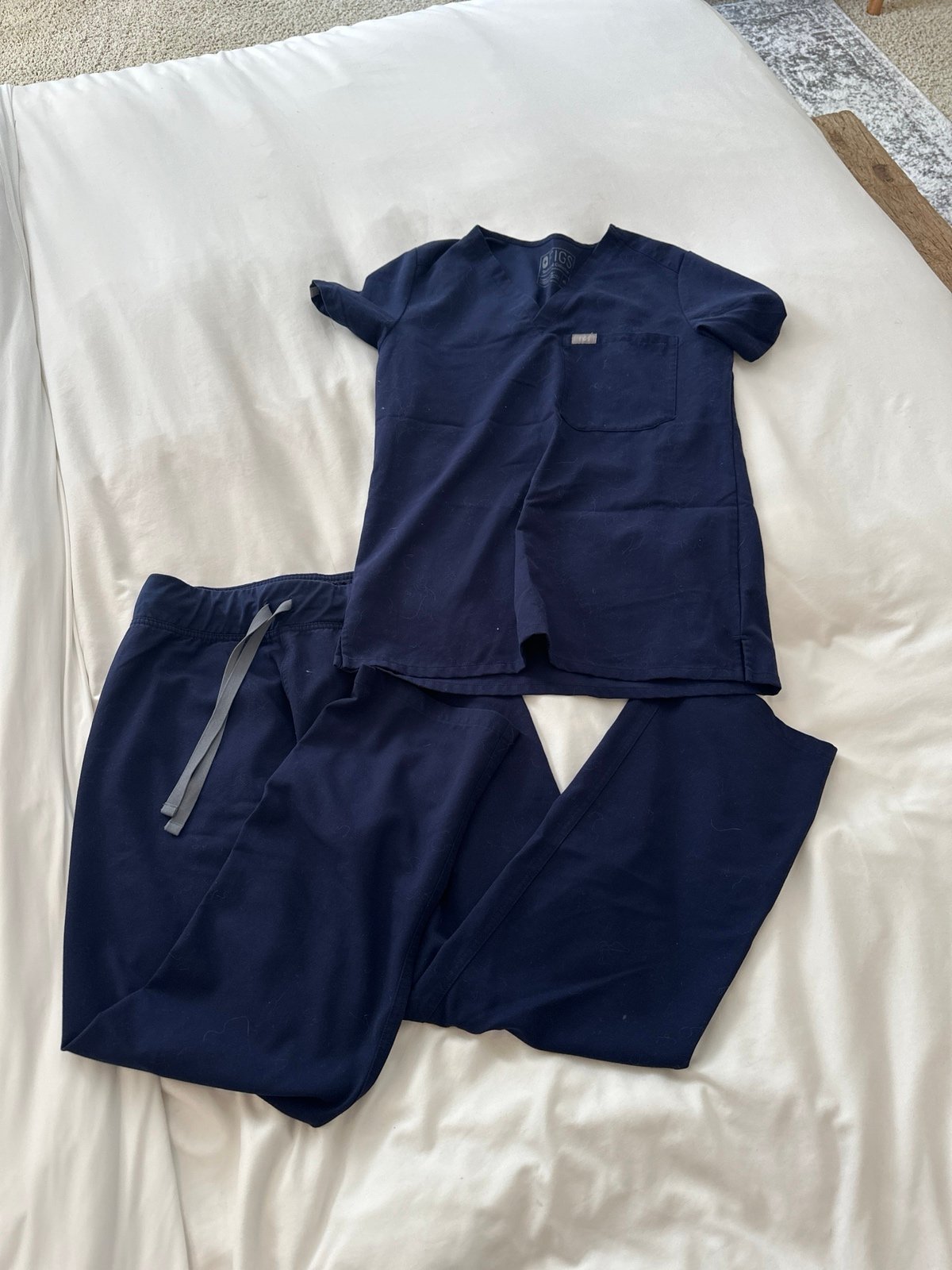 Figs Technical Collection Scrubs XS navy blue