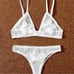 LED Rave Star Angel Lingerie Costume Set