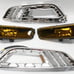 15-17 Ford Focus Does Not Fit Electric Models Chrome amber set of Fog Lights En
