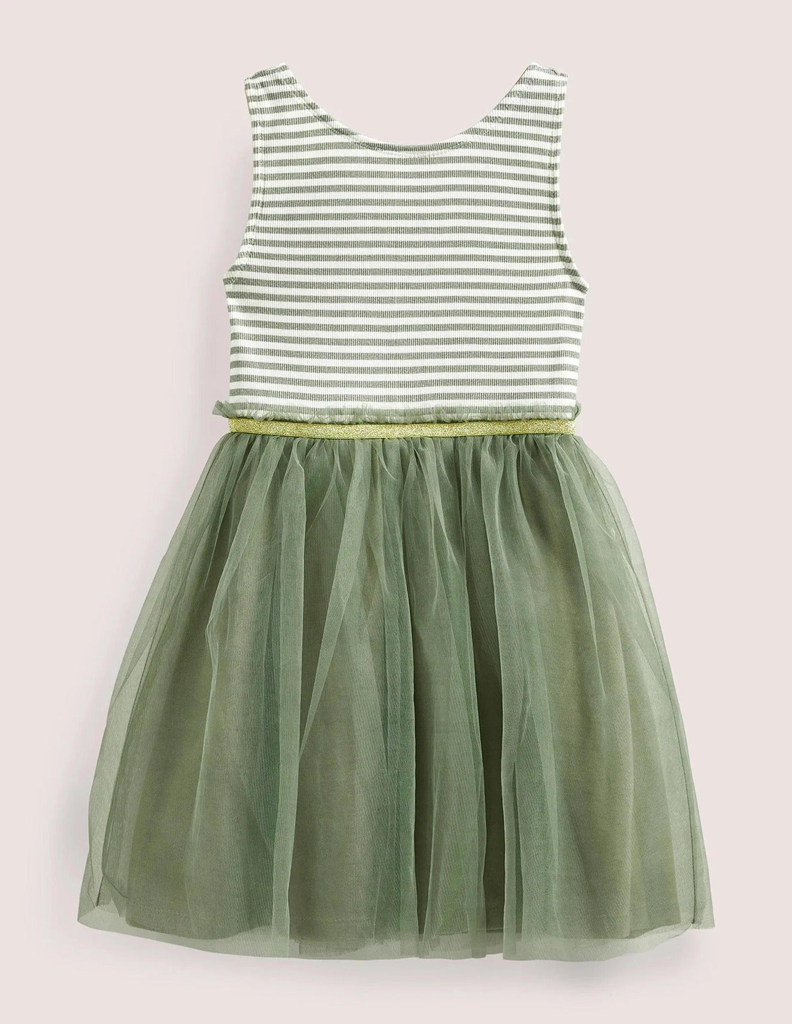 NWT Mini Boden Tulle Jersey Dress 5-6Y