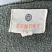 SUNDRY Olive Green Black Striped Long Sleeve Pullover Cotton Blend Hoodie Size 1