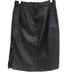 Habitual Dark Gray Waxed Denim Pleated Pencil Skirt Size 27