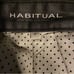 Habitual Dark Gray Waxed Denim Pleated Pencil Skirt Size 27