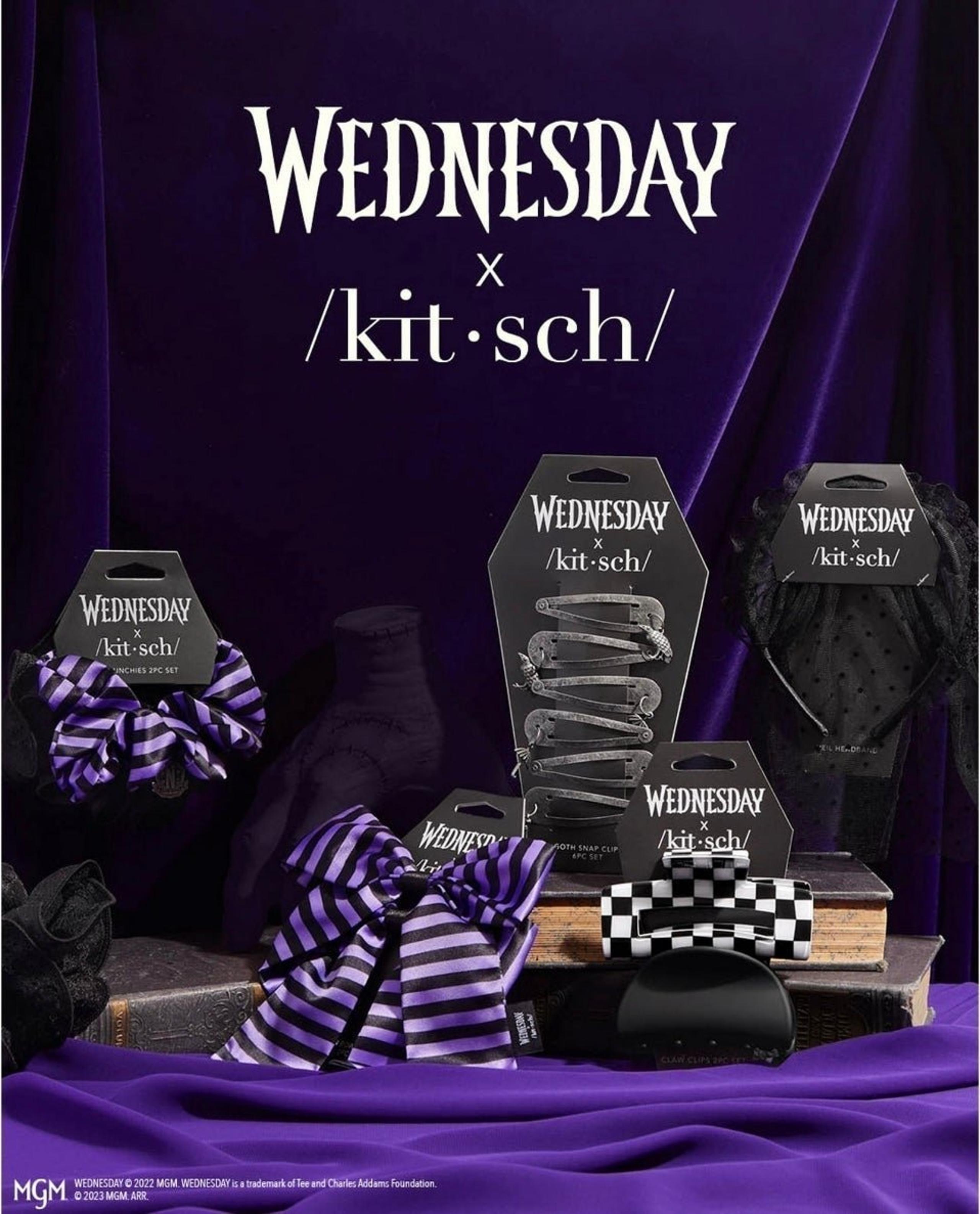 Wednesday x Kitsch NWT scrunchies limited edition - bundle 1-3 pcs of collection