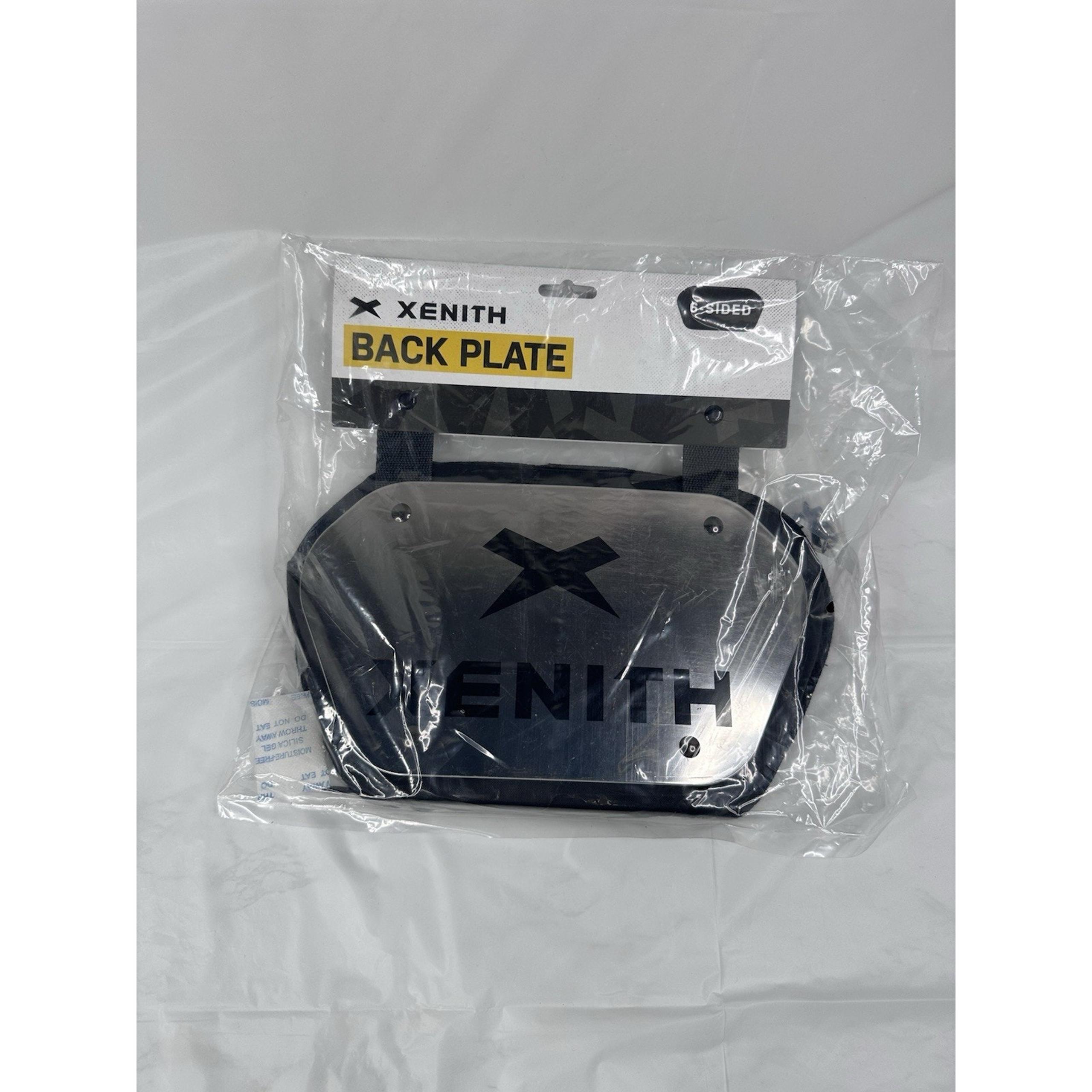 Xenith Elite Football Back Plate Chrome Brand New