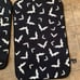 Dolls Kill Bats Bath Shower Mats Rugs Set Duo Black NWT