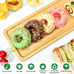 NEW 3 Tier Serving Tray Bamboo Party Serving Trays Wooden Tiered Cupcake Stand