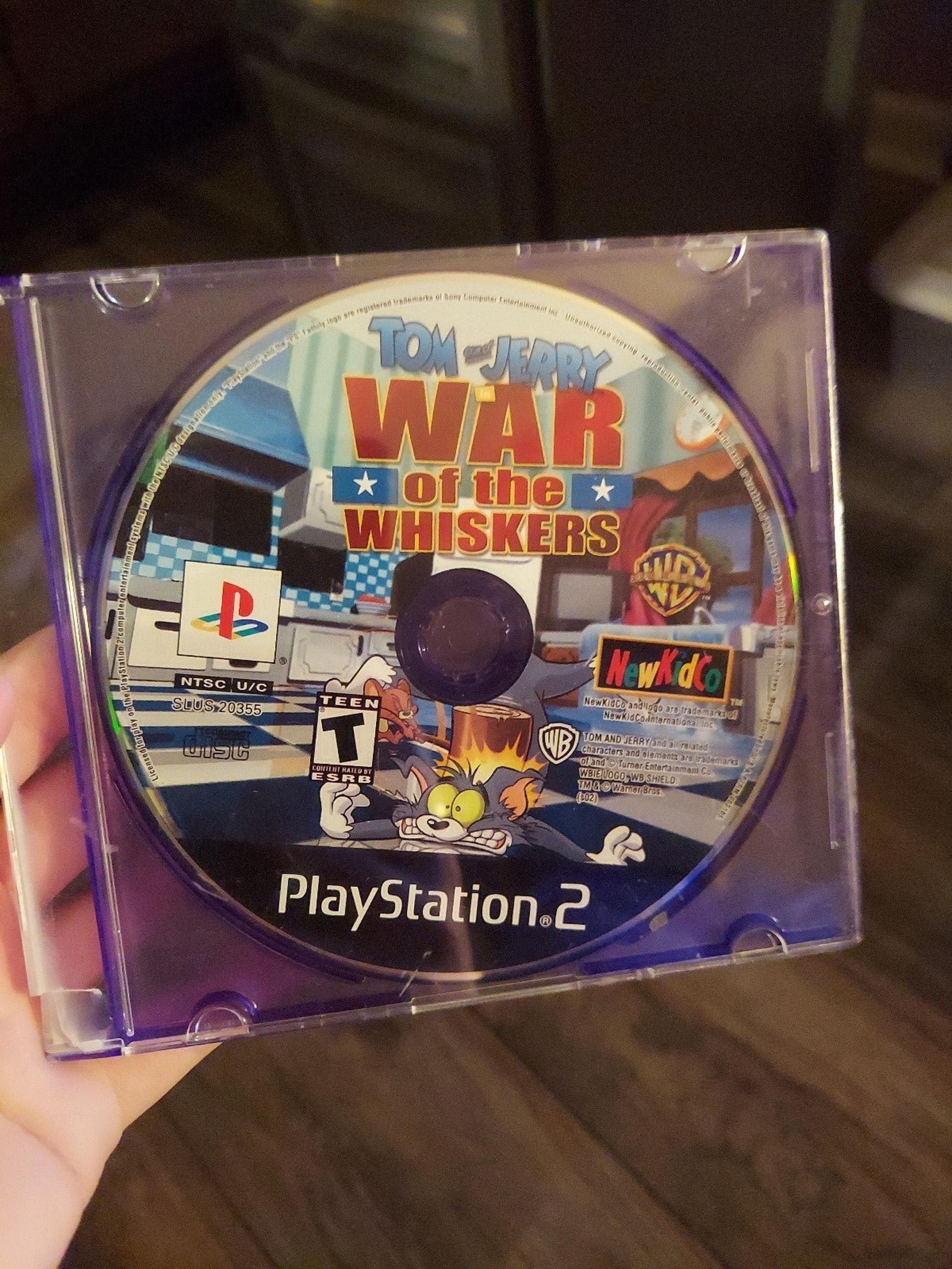 Tom and Jerry War of Whiskers For Playstation 2