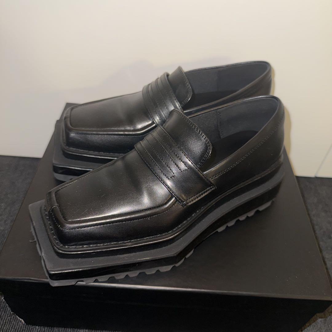 melt the lady square loafer black 38