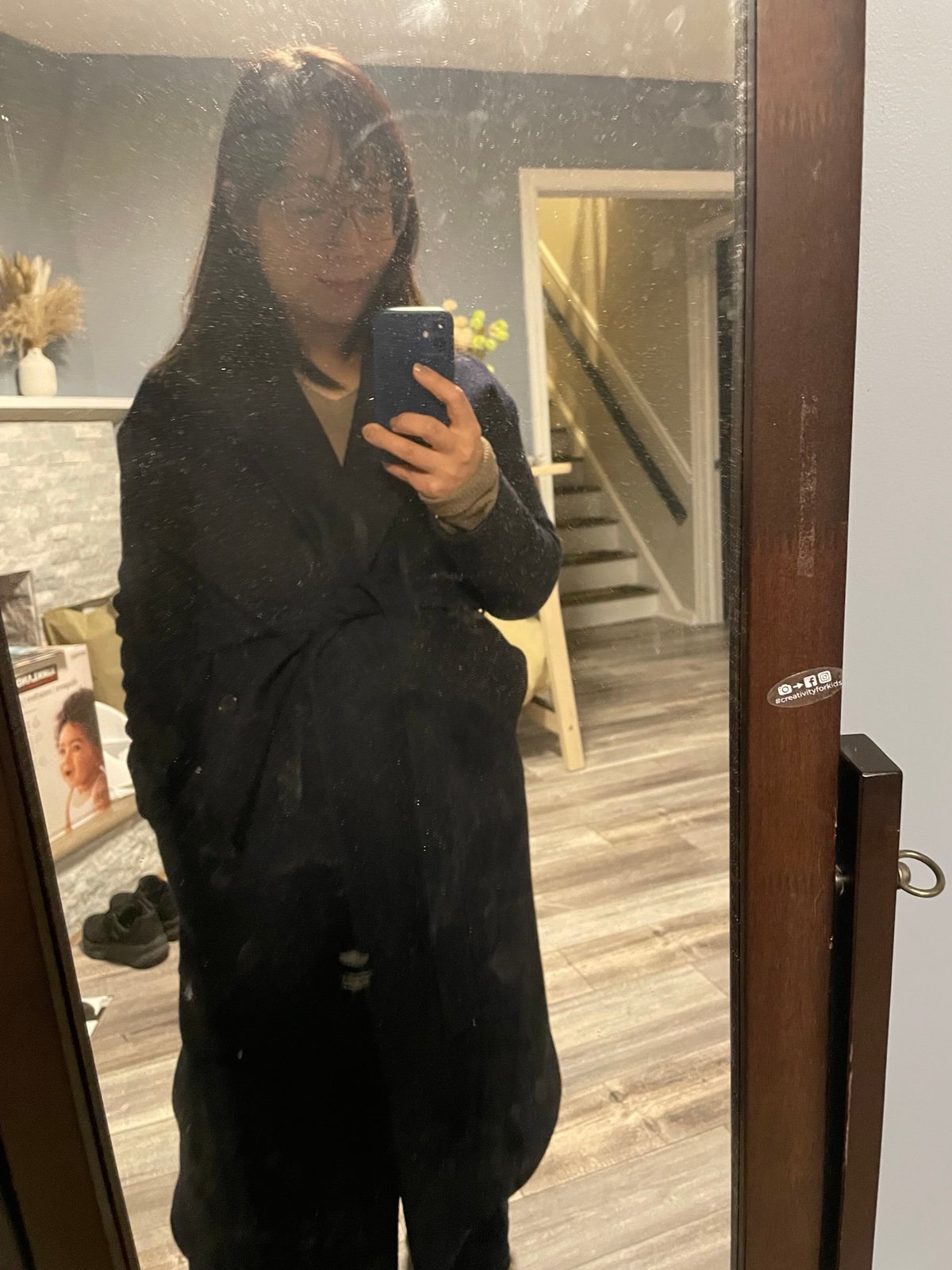 COS 100% Wool Coat - size 2 (xs)