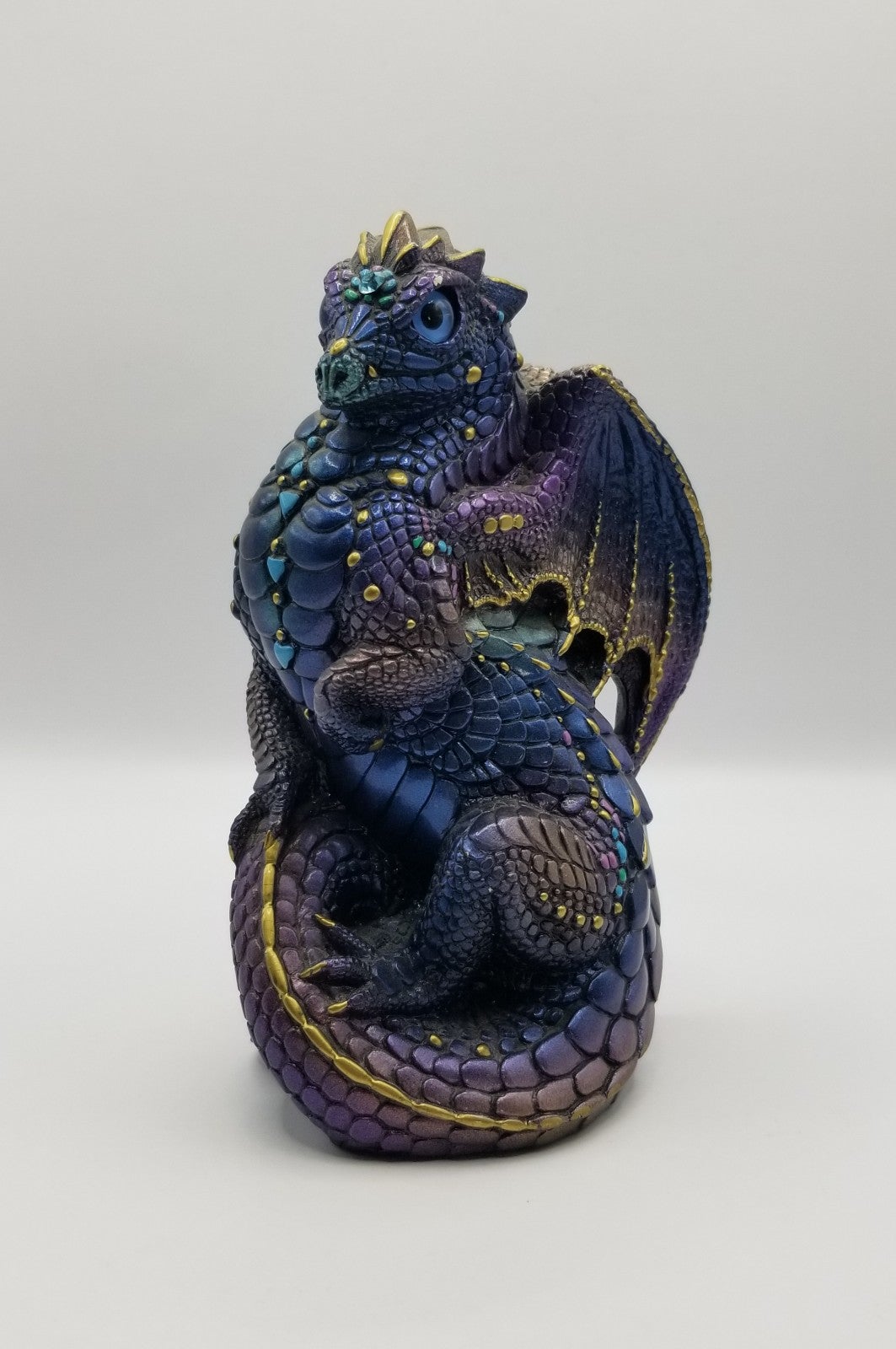Windstone Editions Young Dragon Peacock Pena Vintage 1988 North Hollywood