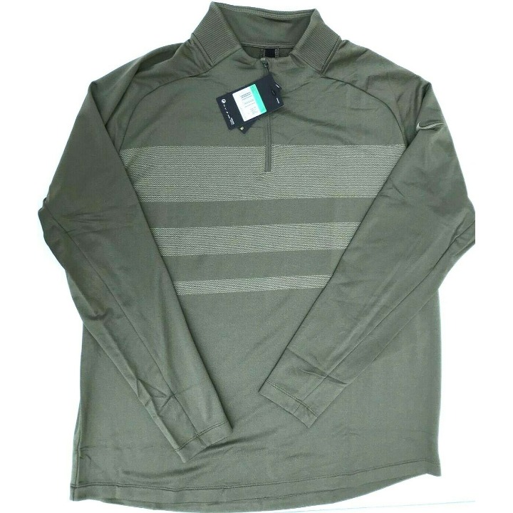 NWT 2020 NIKE DRI FIT VAPOR HALF-ZIP GOL