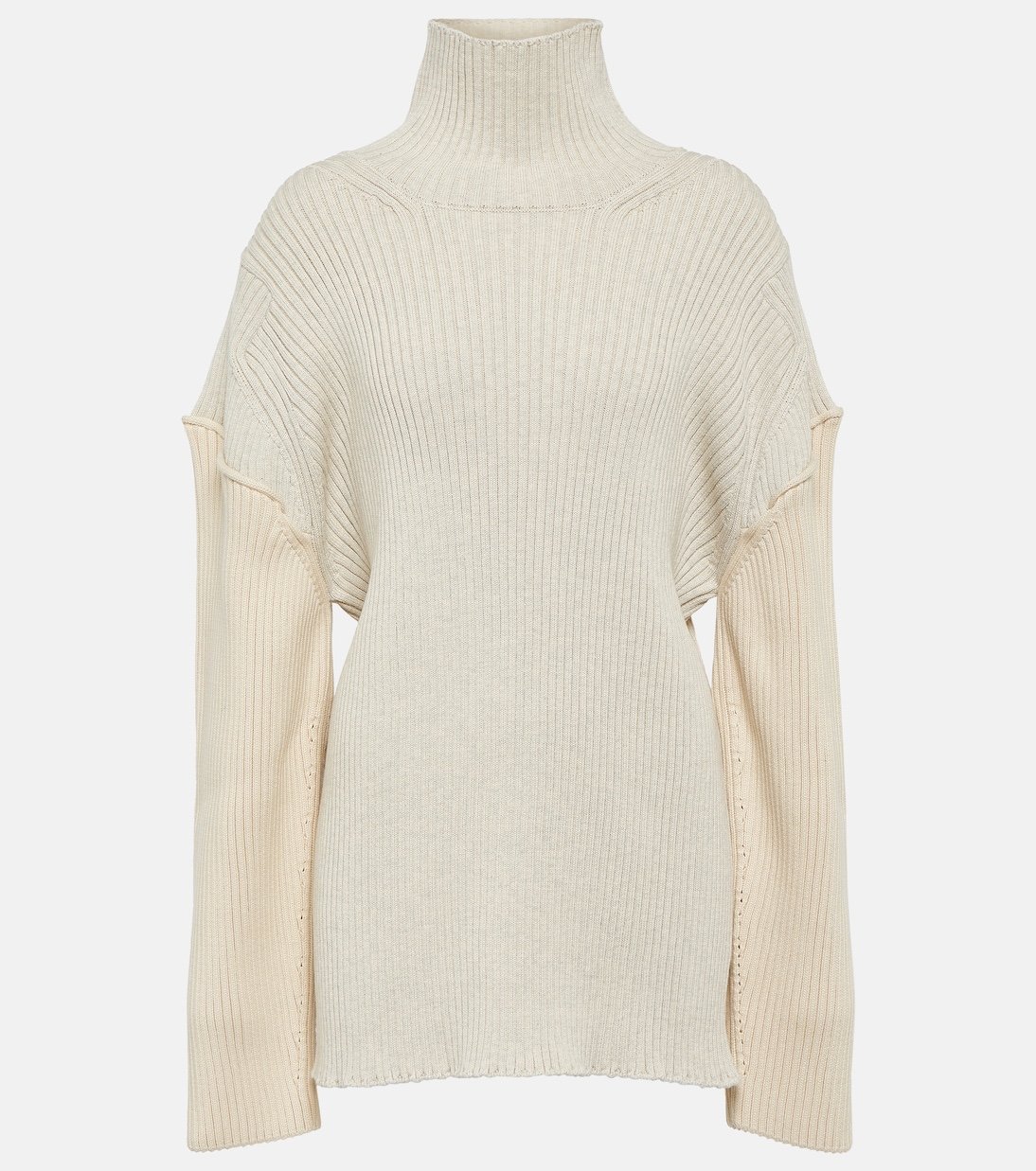 NWT The Row Dua rib-knit cotton and cashmere sweater