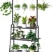 3-Tier Heavy-Duty Metal Plant Stand for Indoor and Outdoor Use, Hanging Plant Sh
