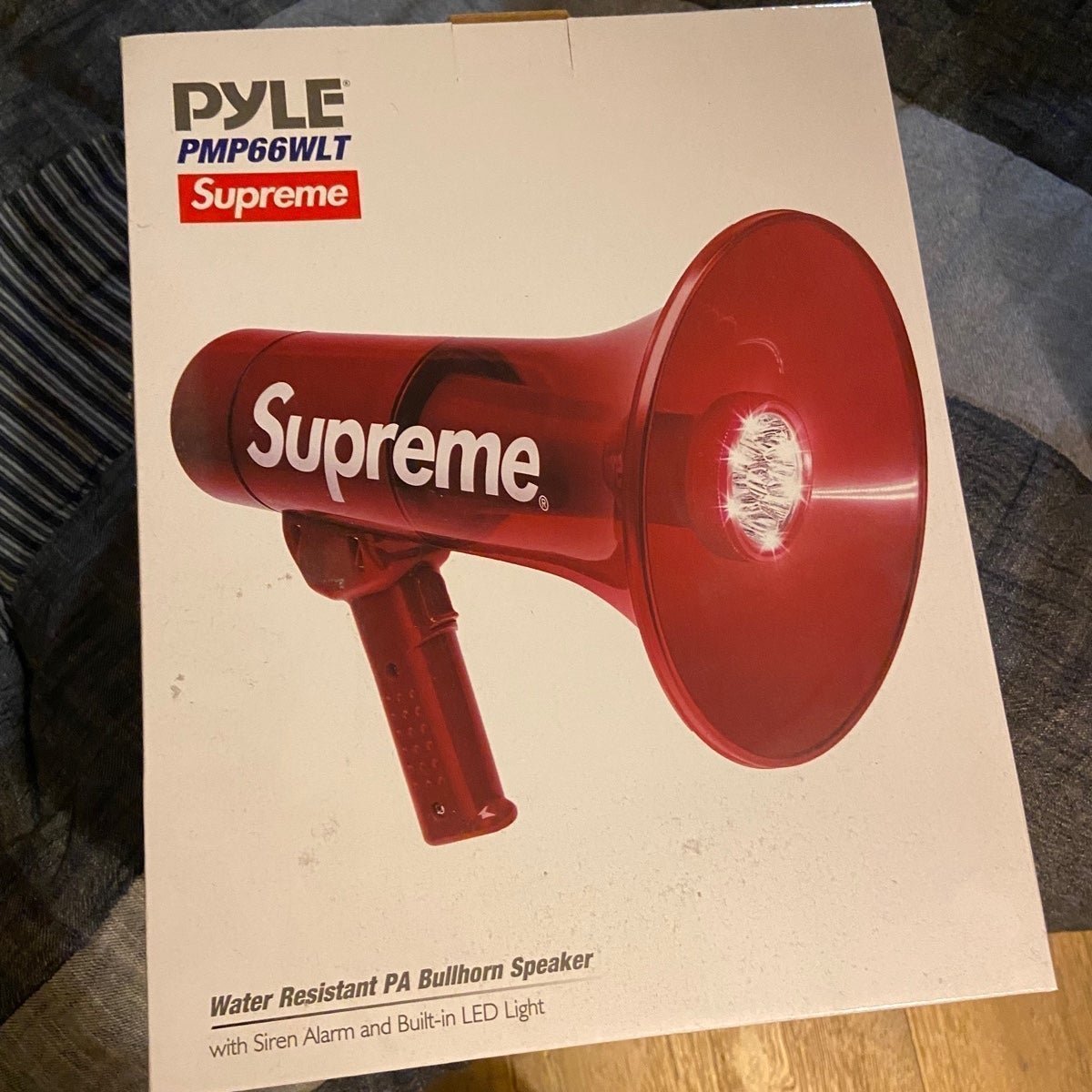 SUPREME PYLE BULLHORN RED LED