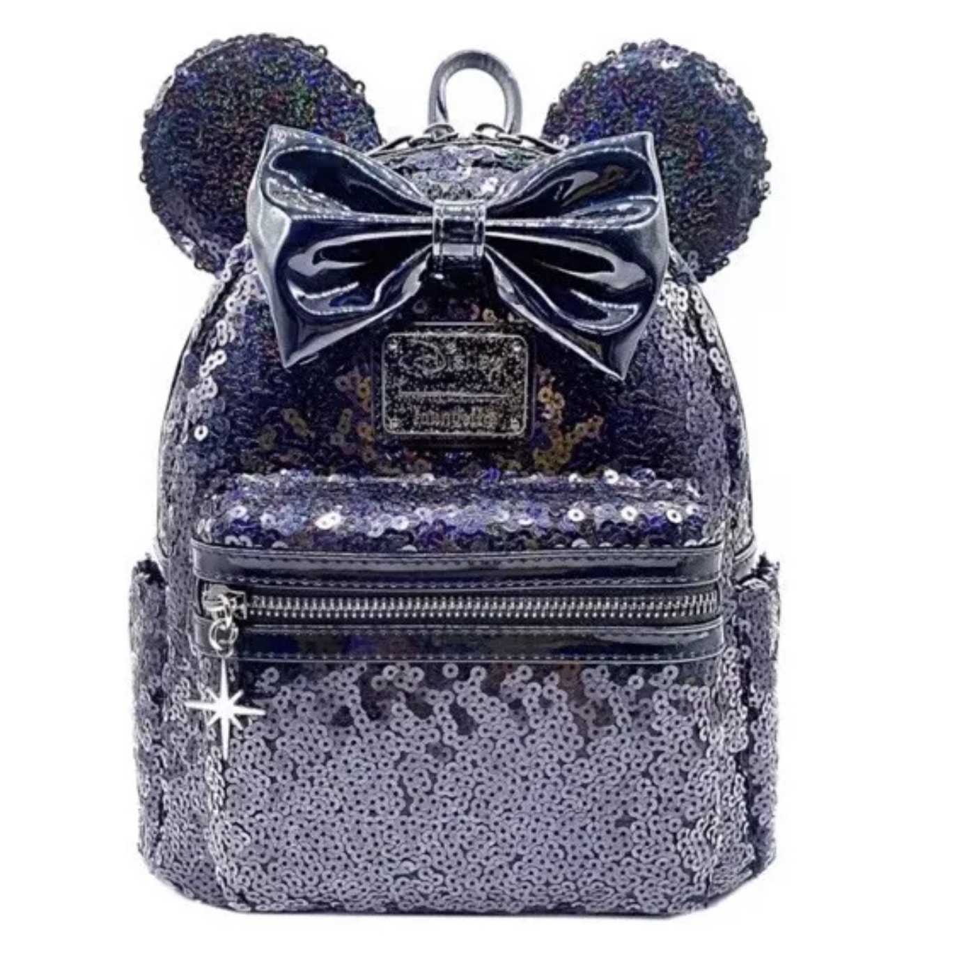 Loungefly LASR Sequin Backpack Disney Celestial Dreams Holographic Minnie Mouse