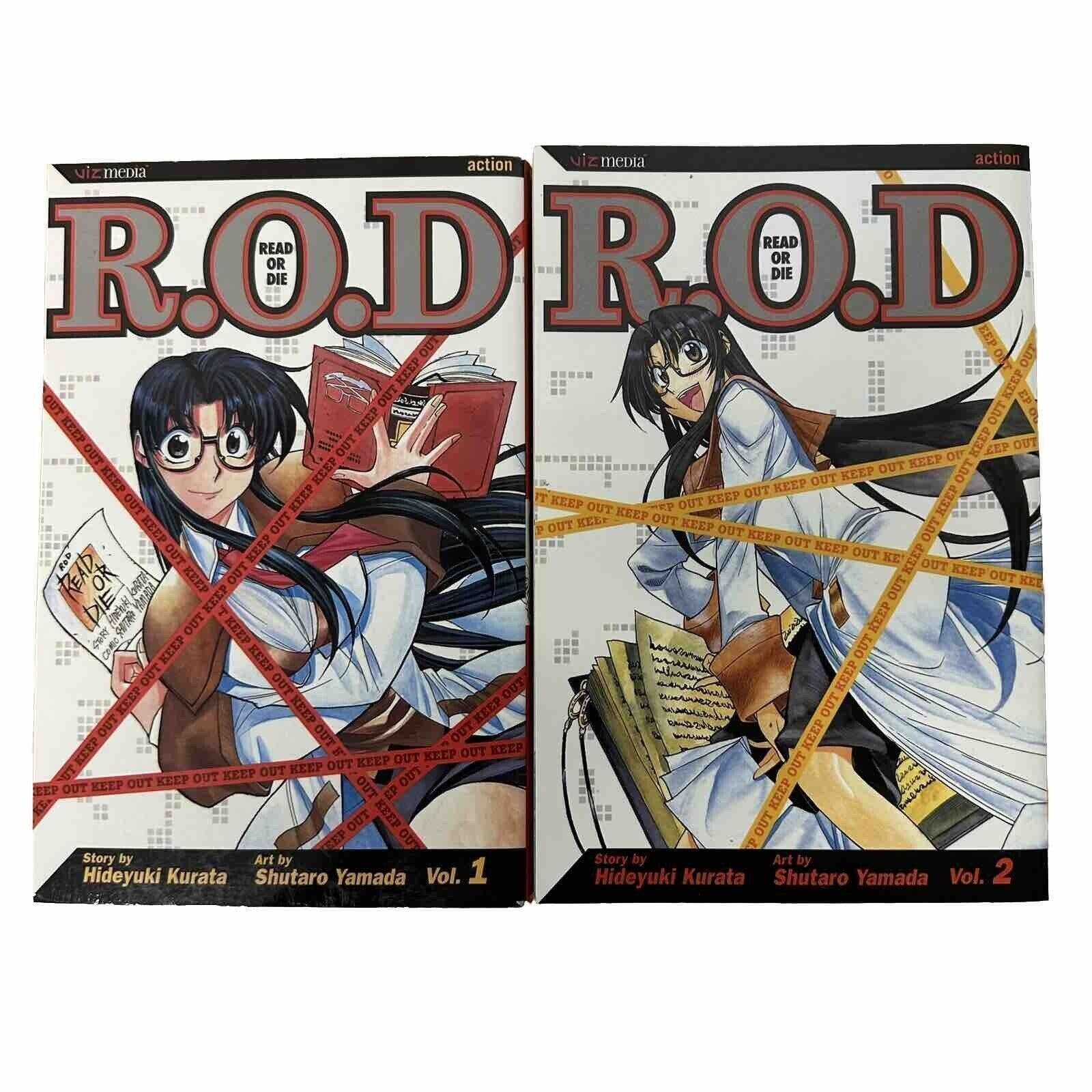 R.O.D. Vol 1-2 Manga Set English Hideyuki Kurata