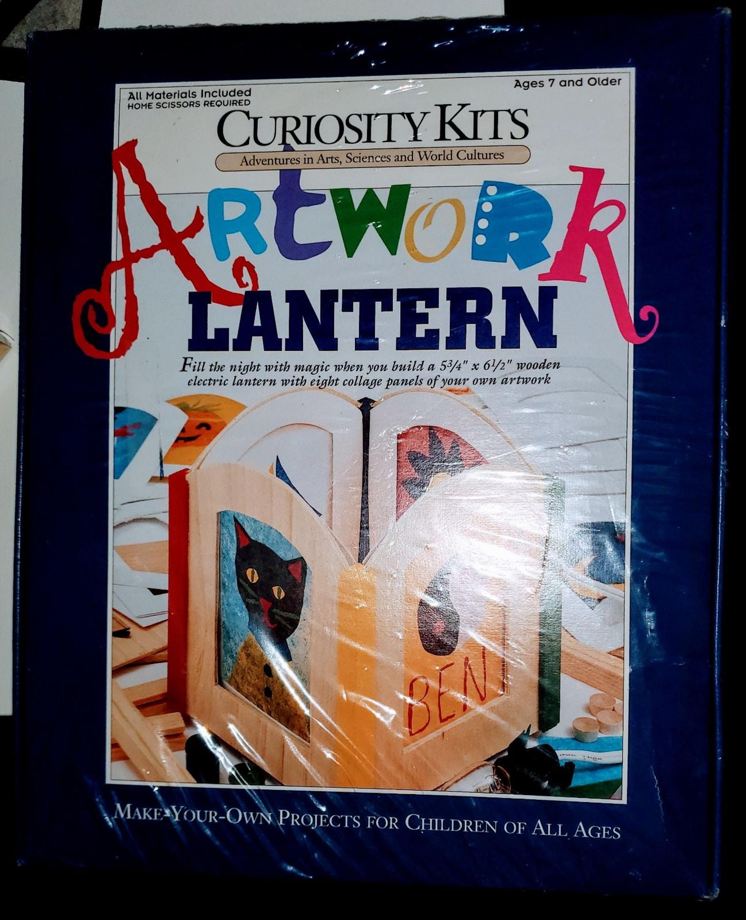 1997 Vtg Curiosity Kits Artwork Lantern