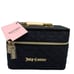 Juicy Couture Velour Heart Zip Around Traincase w/Brush Holder