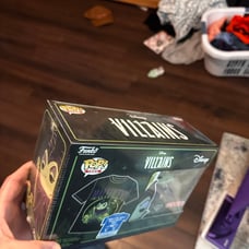 Maleficent funko pop and T-shirt collector item