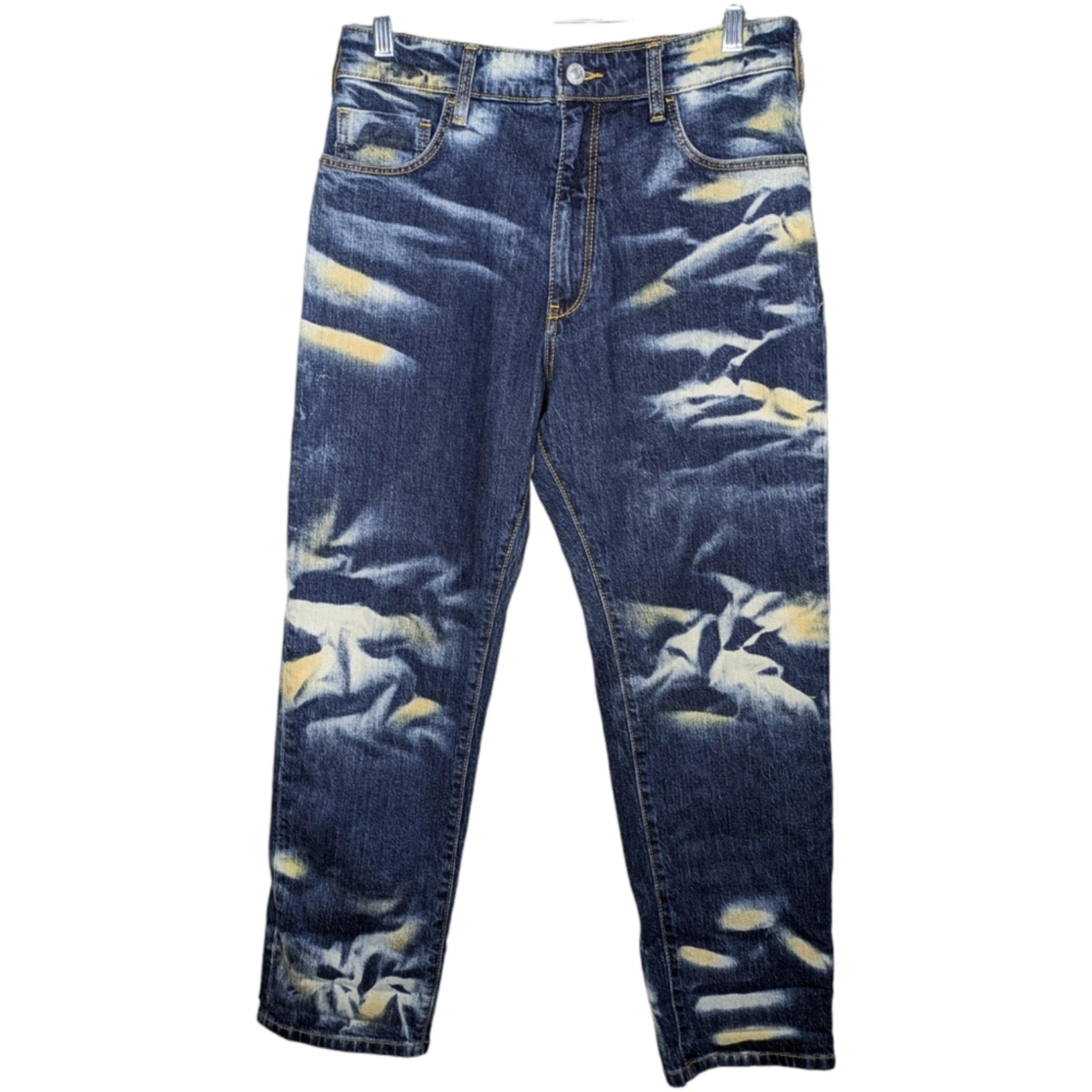 Anthropologie Pilcro The Borrowed Boyfriend High Waist Bleached Jeans Womens 27