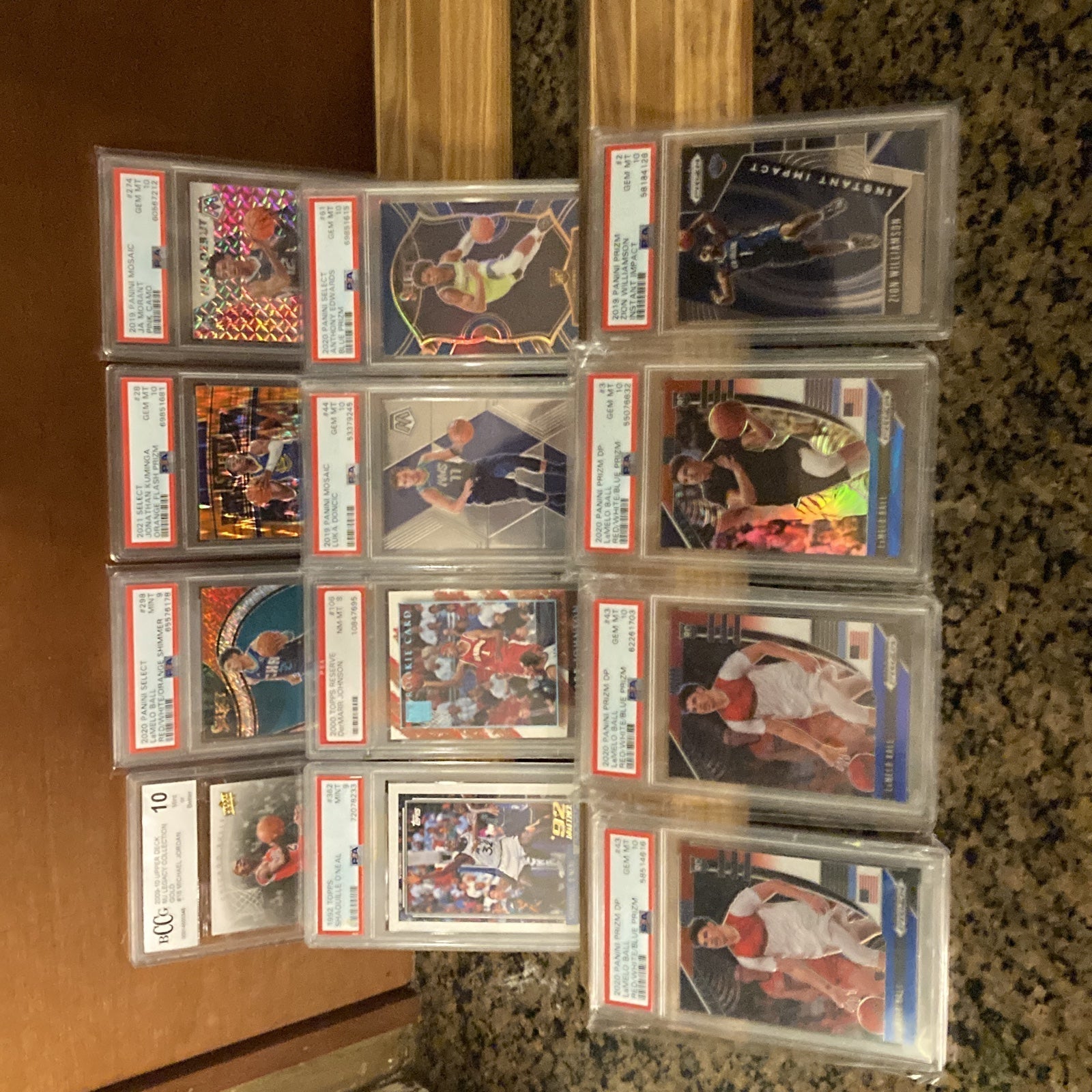 Psa graded basketball card lot. Michael Jordan, ja mordant, lamelo ball, shaq,