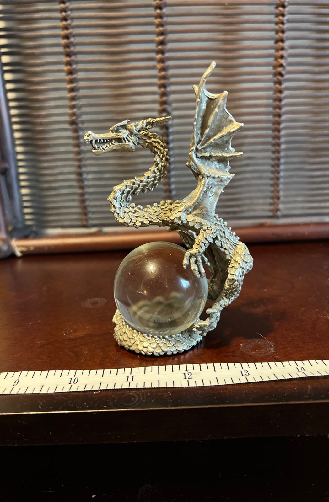 Dragon with crystal ball