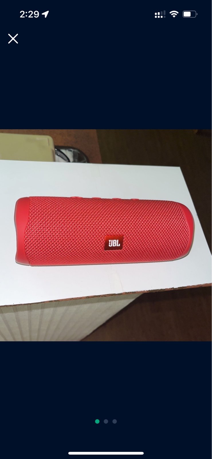 JBL Flip 5 Bluetooth Speaker in Red